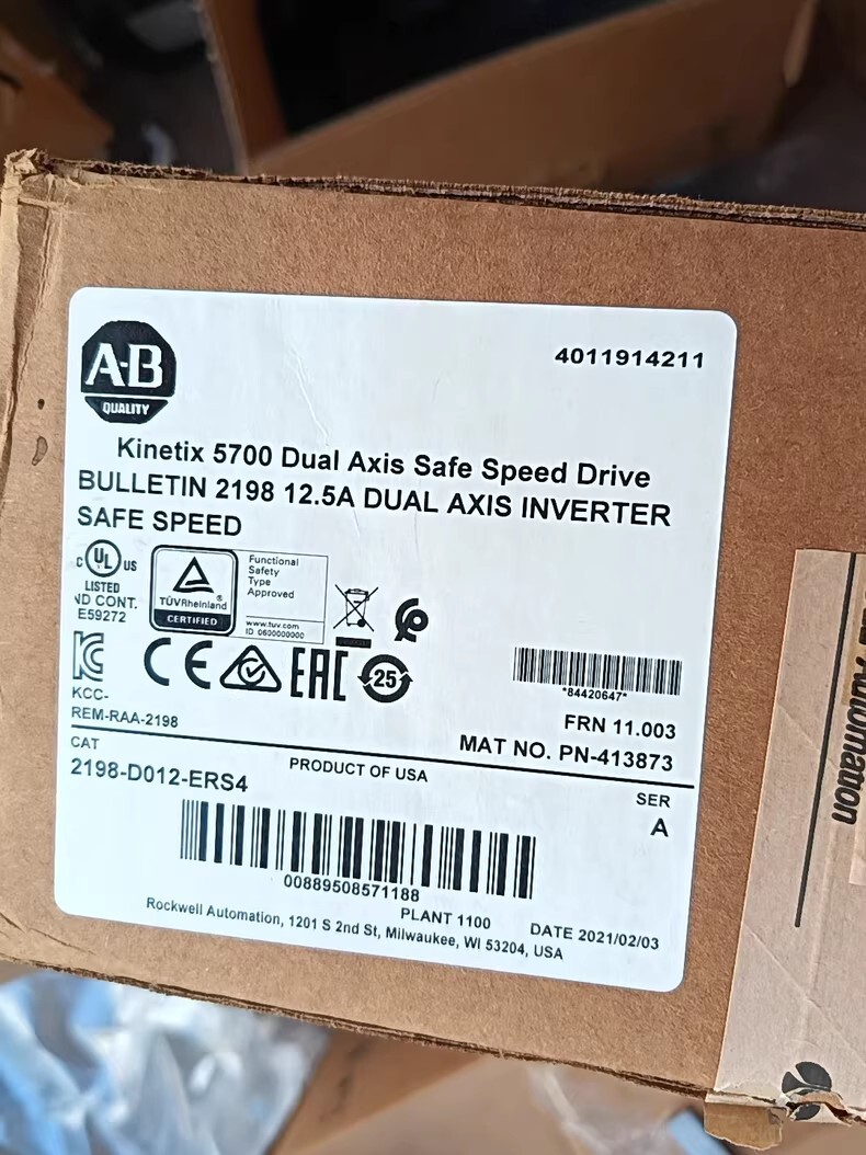 Allen-Bradley servo drive 2198-D012-ERS4 Brand New and Genuine inverter test OK Fast Shipping