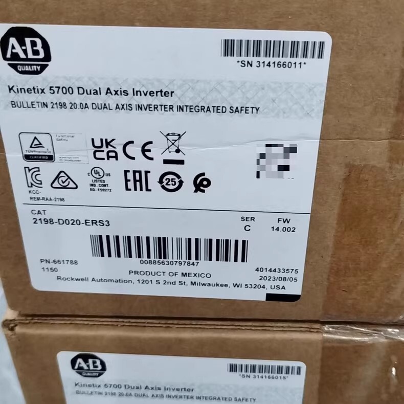 2198-D020-ERS3 Allen-Bradley SFrequency Converter Brand New and Genuine inverter test OK Fast Shipping