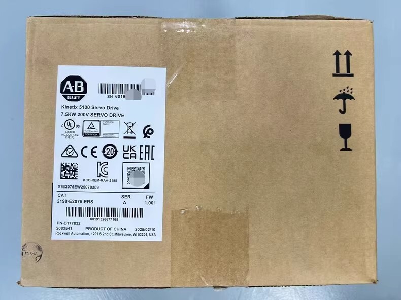 Allen-Bradley servo drive 2198-E2075-ERS Brand New and Genuine inverter test OK Fast Shipping