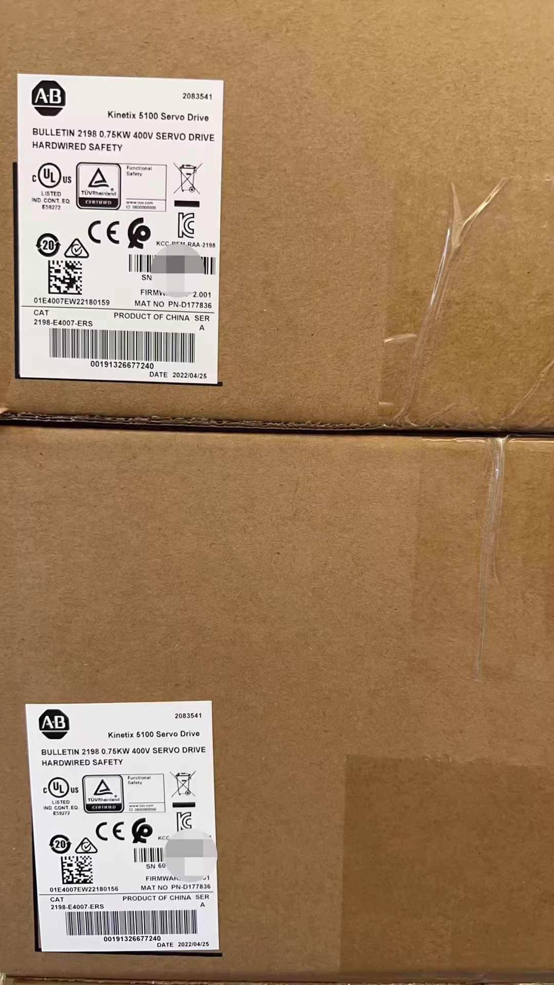 Allen-Bradley servo drive 2198-E4007-ERS Brand New and Genuine inverter test OK Fast Shipping