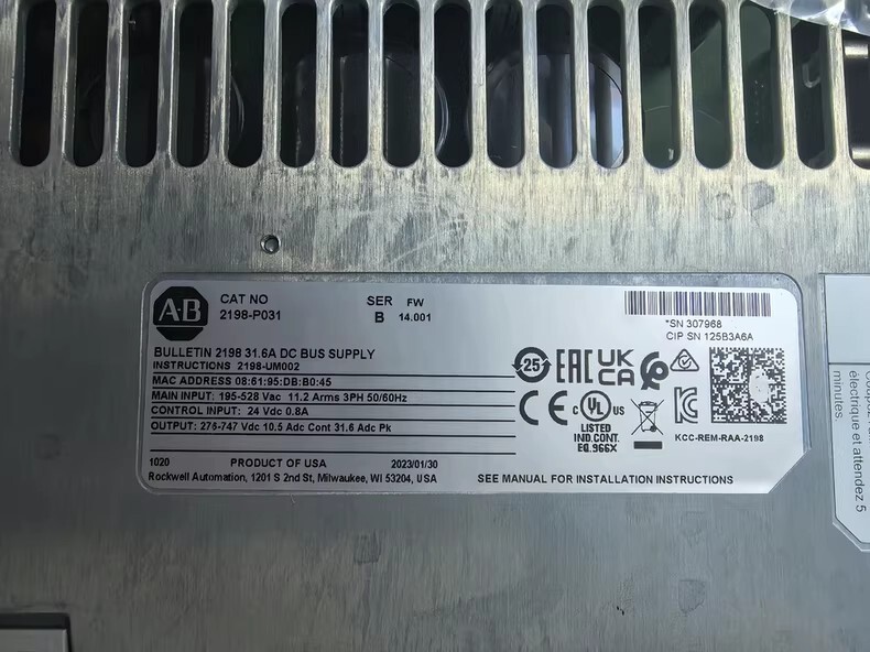 2198-P031 Allen-Bradley SFrequency Converter Brand New and Genuine inverter test OK Fast Shipping