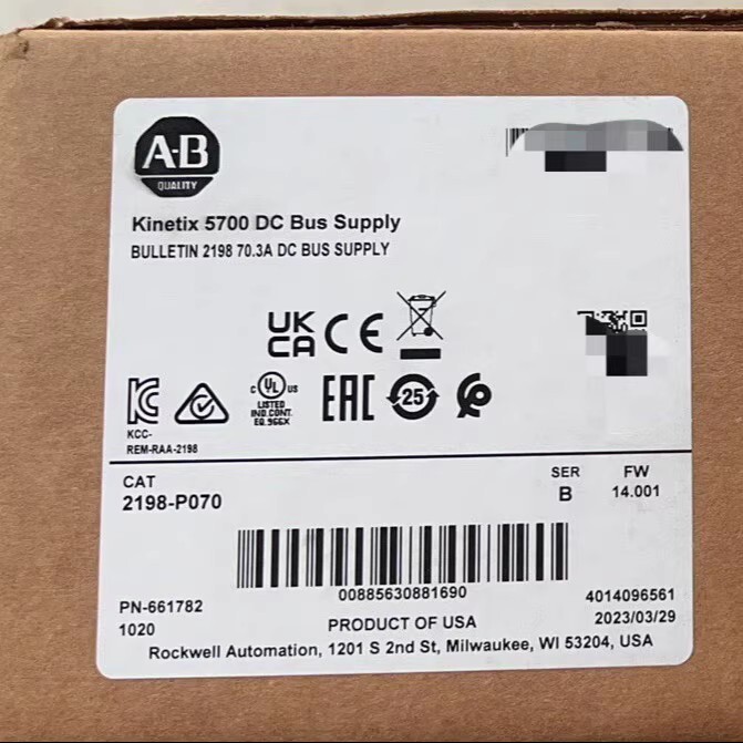 Allen-Bradley servo drive 2198-P070 Brand New and Genuine inverter test OK Fast Shipping