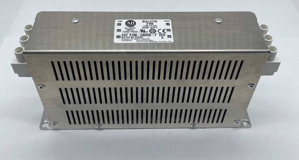 Allen-Bradley switching power supply Filter 2198-DBR20-F Brand New and Genuine inverter test OK Fast Shipping