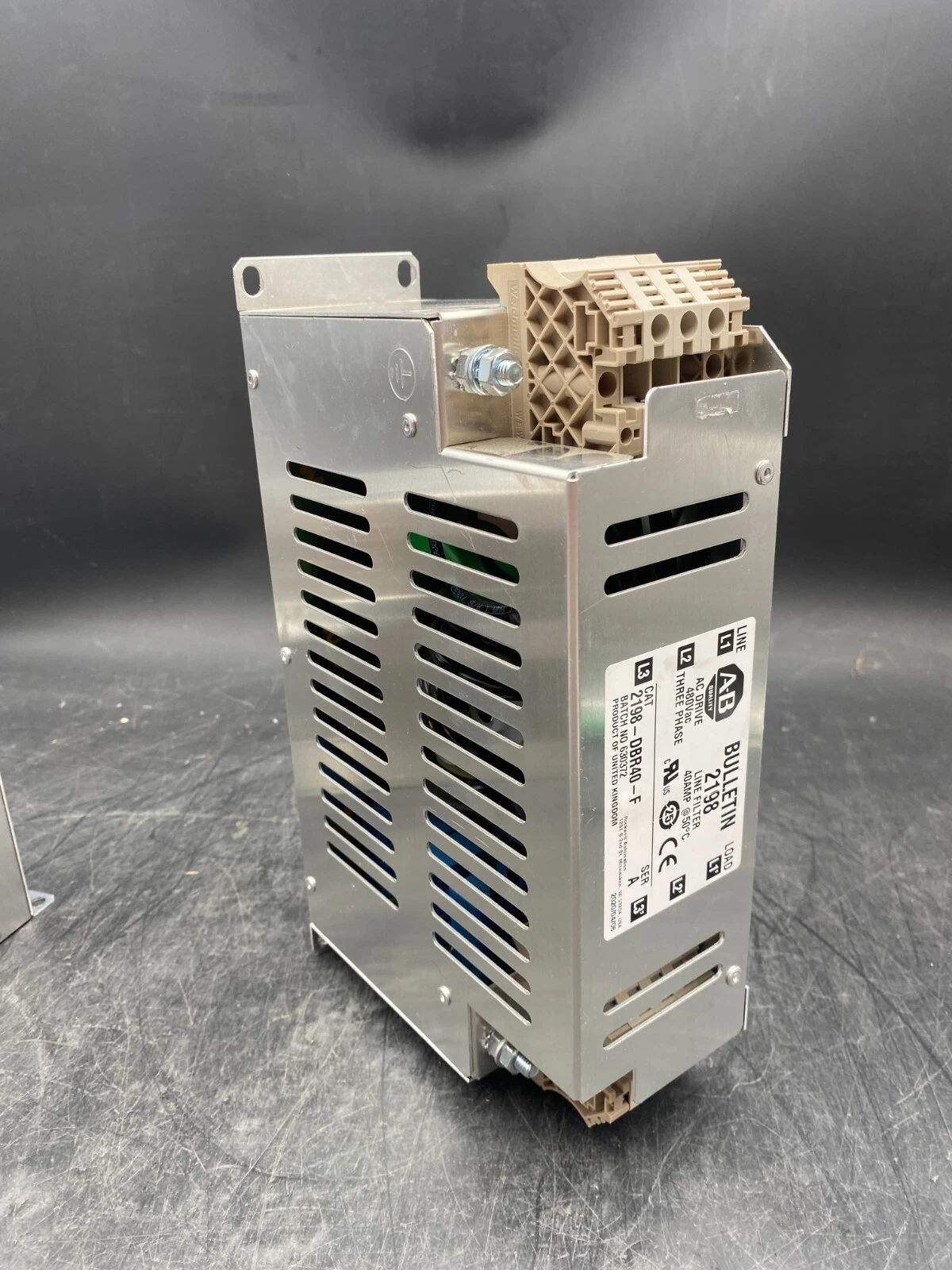 Allen-Bradley switching power supply Filter 2198-DBR40-F Brand New and Genuine inverter test OK Fast Shipping