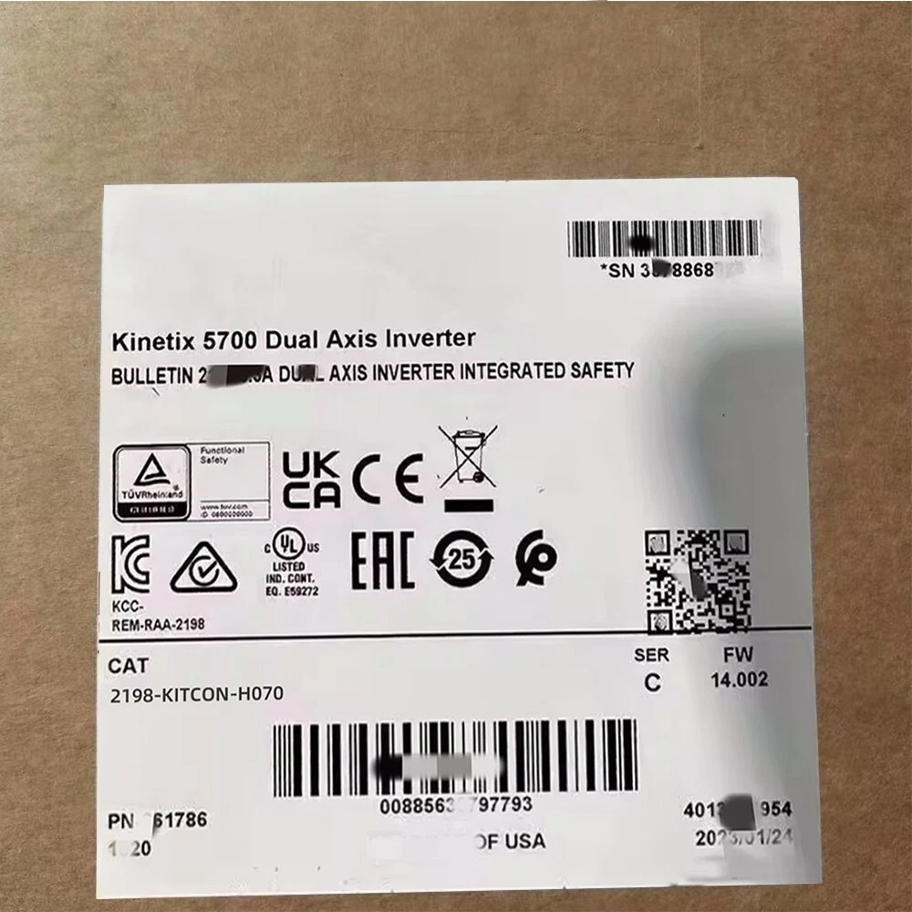 Allen-Bradley 2198-KITCON-H070 Driver Terminal Head Installation Kit Brand New and Genuine inverter test OK Fast Shipping