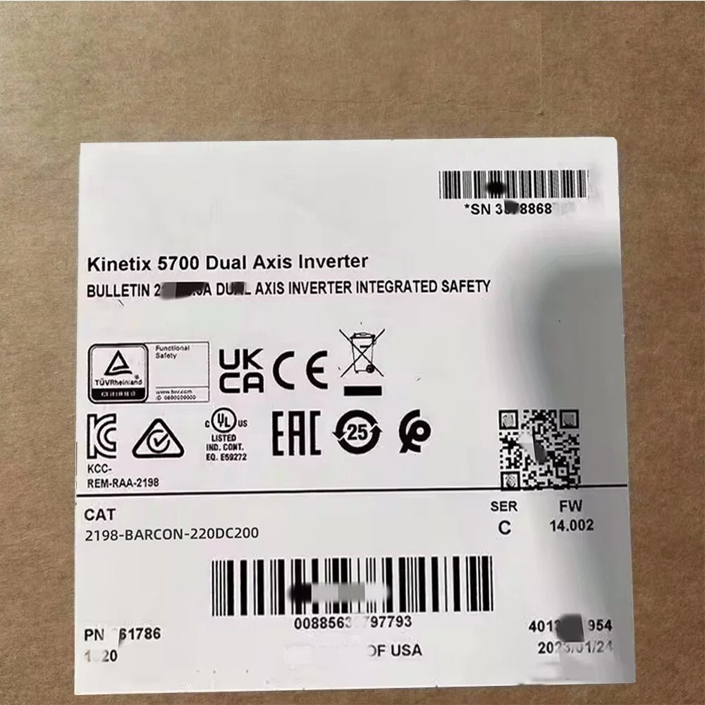 Allen-Bradley 2198-BARCON-220DC200 Brand New and Genuine inverter test OK Fast Shipping