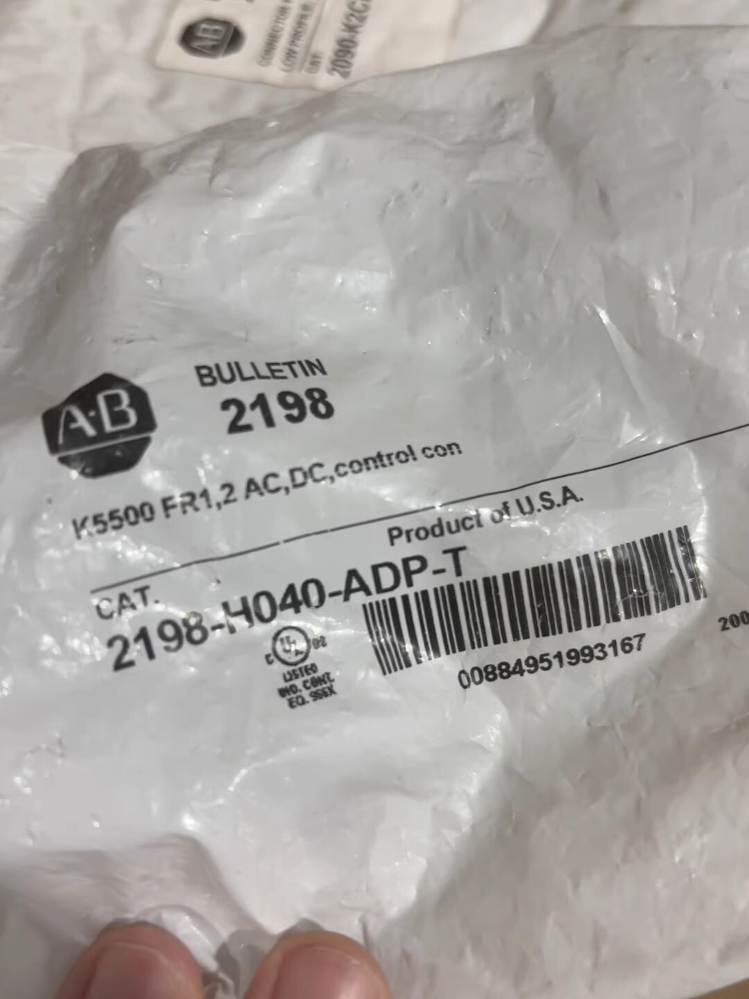 Allen-Bradley 2198-H040-ADP-T Bus Connector Brand New and Genuine inverter test OK Fast Shipping