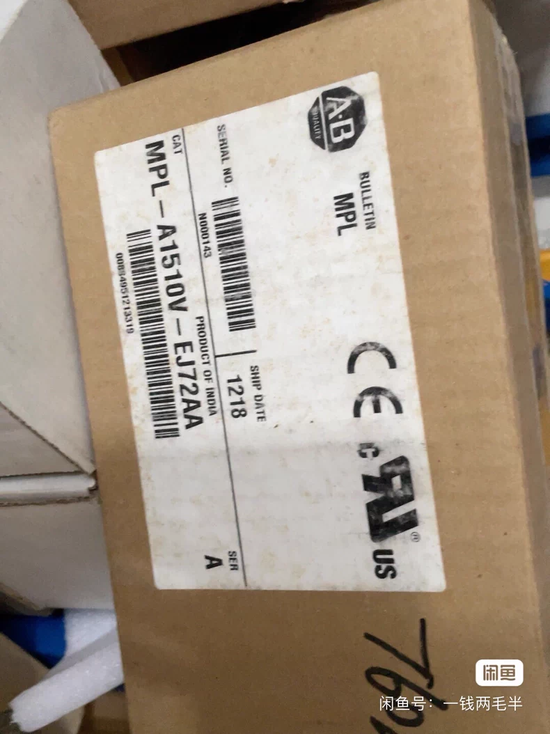 MPL-A1510V-EJ72AA	10497.48 RMB Allen-Bradley SFrequency Converter Brand New and Genuine inverter test OK Fast Shipping