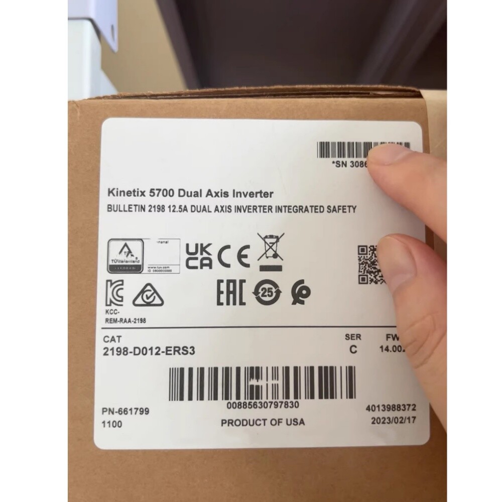 2198-D012-ERS3 Allen-Bradley SFrequency Converter Brand New and Genuine inverter test OK Fast Shipping