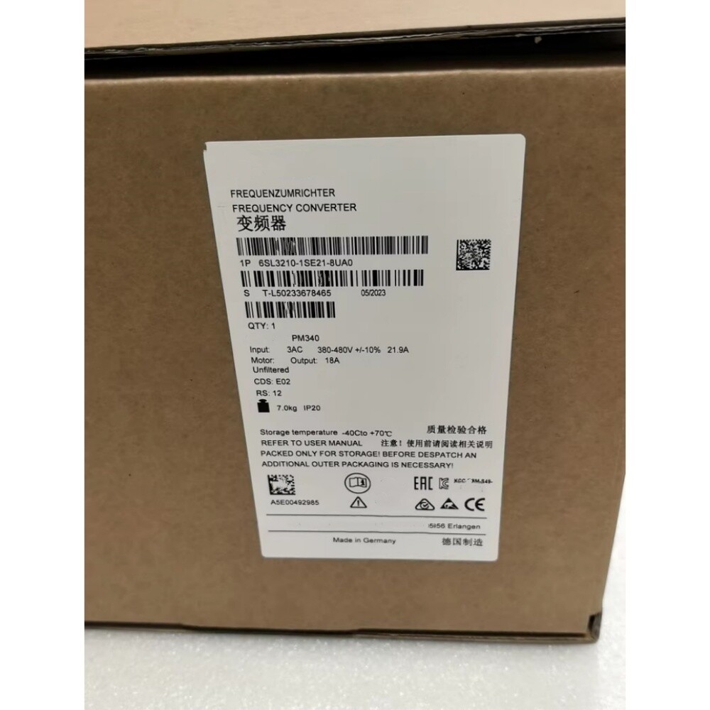 Siemens servo drive 6SL3210-1SE21-8UA0 Brand New and Genuine inverter test OK Fast Shipping