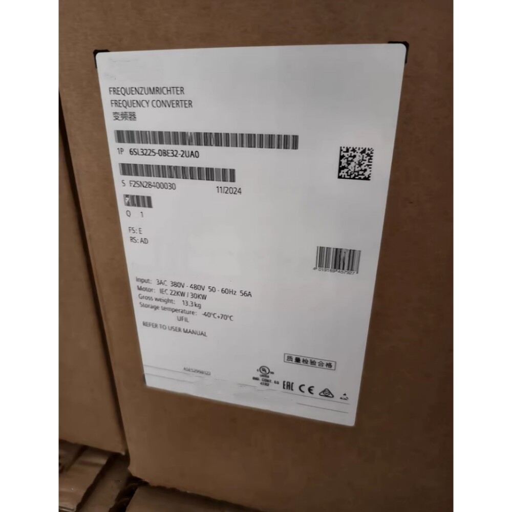 Siemens servo drive 6SL3225-0BE32-2UA0 Brand New and Genuine inverter test OK Fast Shipping