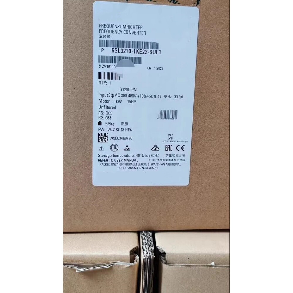 Siemens servo drive 6SL3210-1KE22-6UF1 Brand New and Genuine inverter test OK Fast Shipping