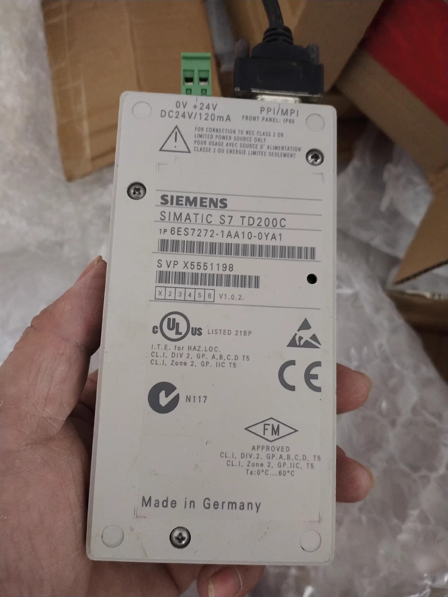 Siemens servo drive 6ES7272-1AA10-0YA1 Brand New and Genuine inverter test OK Fast Shipping