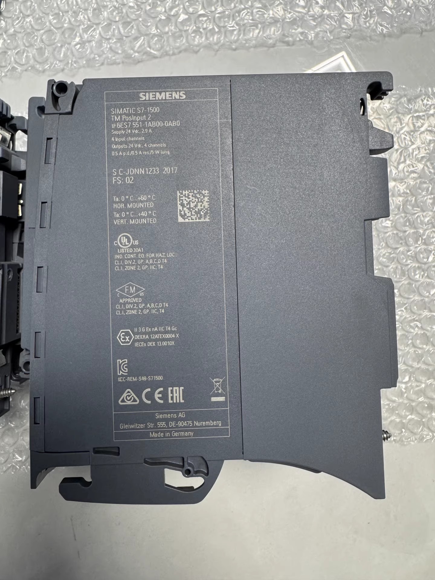 Siemens servo drive 6ES7551-1AB00-0AB0 Brand New and Genuine inverter test OK Fast Shipping