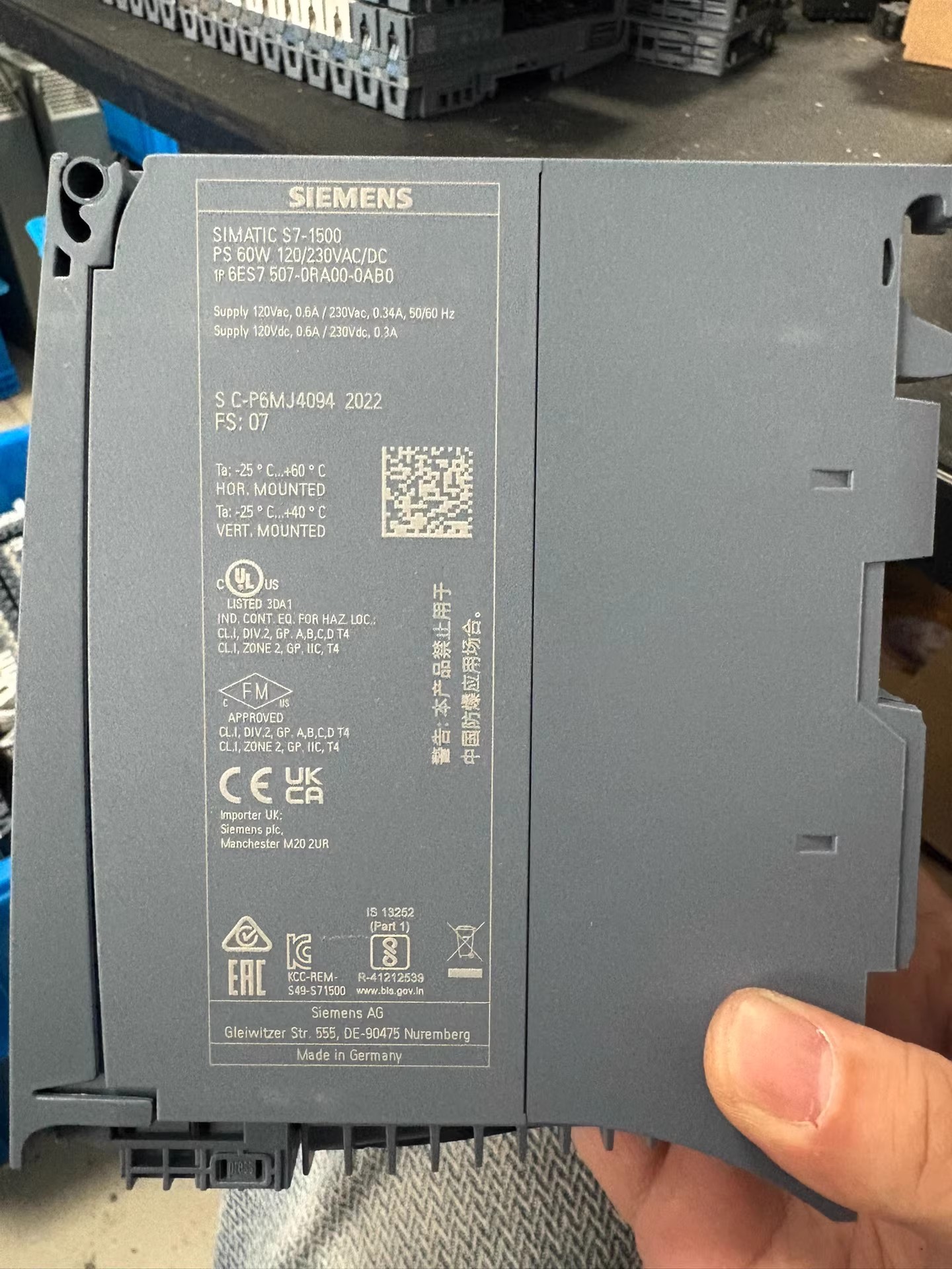 Siemens servo drive  6ES7507-0RA00-0AB0 Brand New and Genuine inverter test OK Fast Shipping