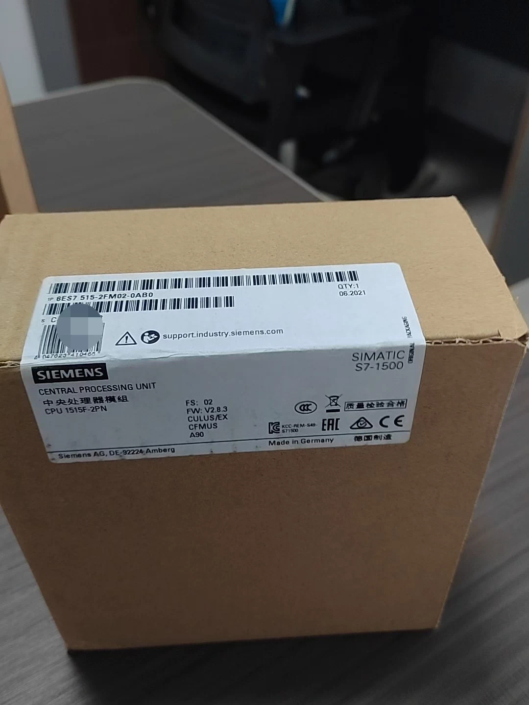 Siemens servo drive 6SL3120-1TE23-0AC0  Brand New and Genuine inverter test OK Fast Shipping