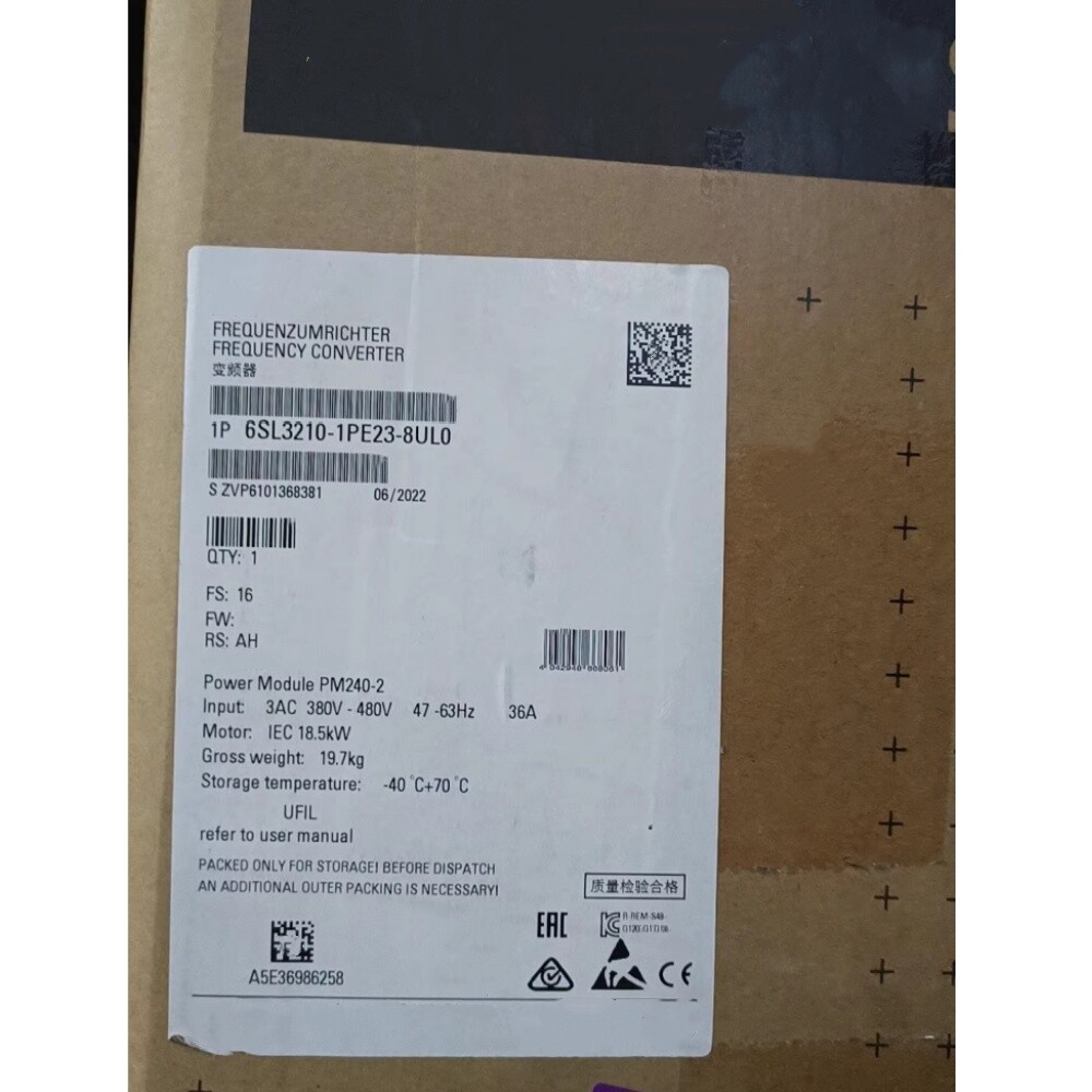 Siemens servo drive 6SL3210-1PE23-8UL0 Brand New and Genuine inverter test OK Fast Shipping