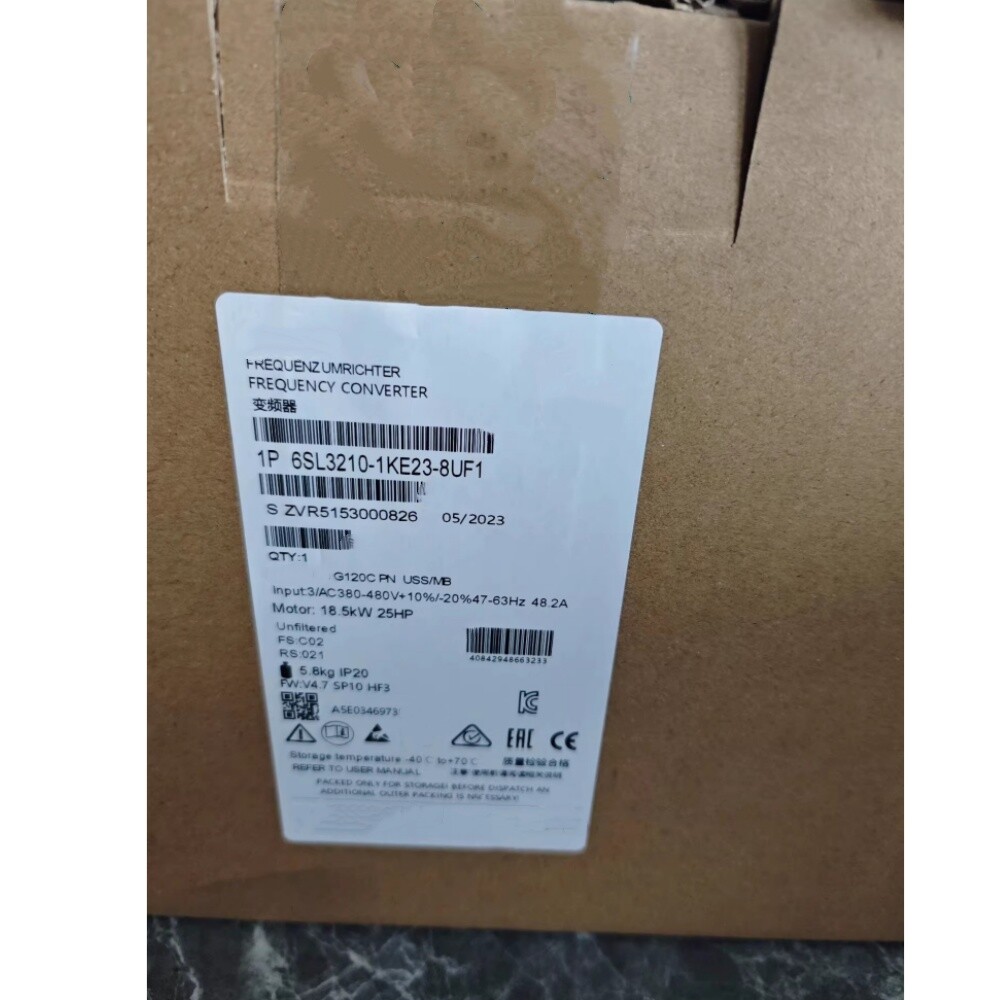 Siemens servo drive 6SL3210-1KE23-8UF1 Brand New and Genuine inverter test OK Fast Shipping