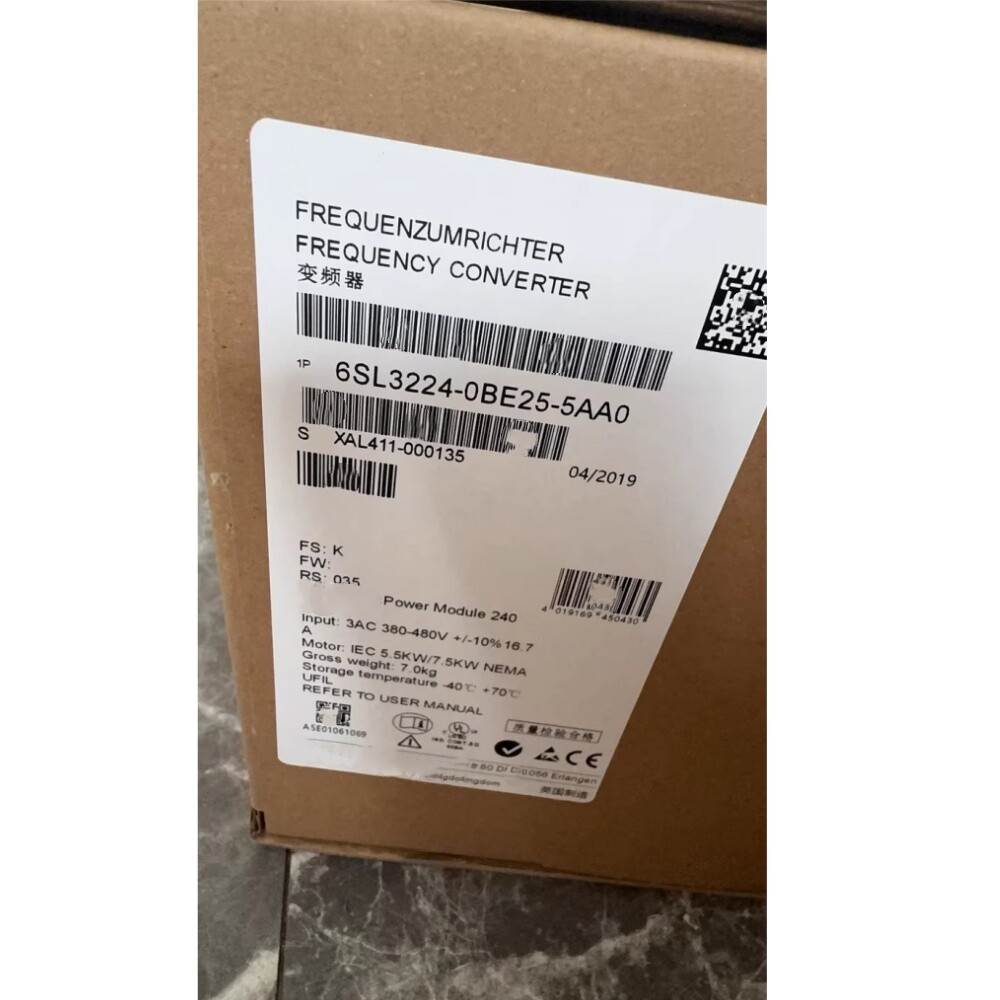 Siemens servo drive 6SL3224-0BE25-5AA0 Brand New and Genuine inverter test OK Fast Shipping