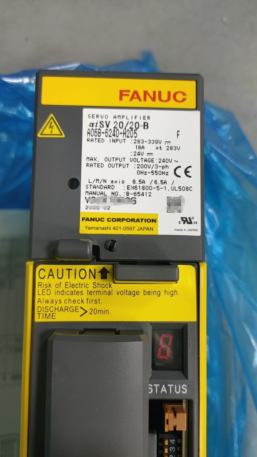 A06B-6240-H205 Genuine FANUC Servo Motor Brand New and Genuine inverter test OK Fast Shipping