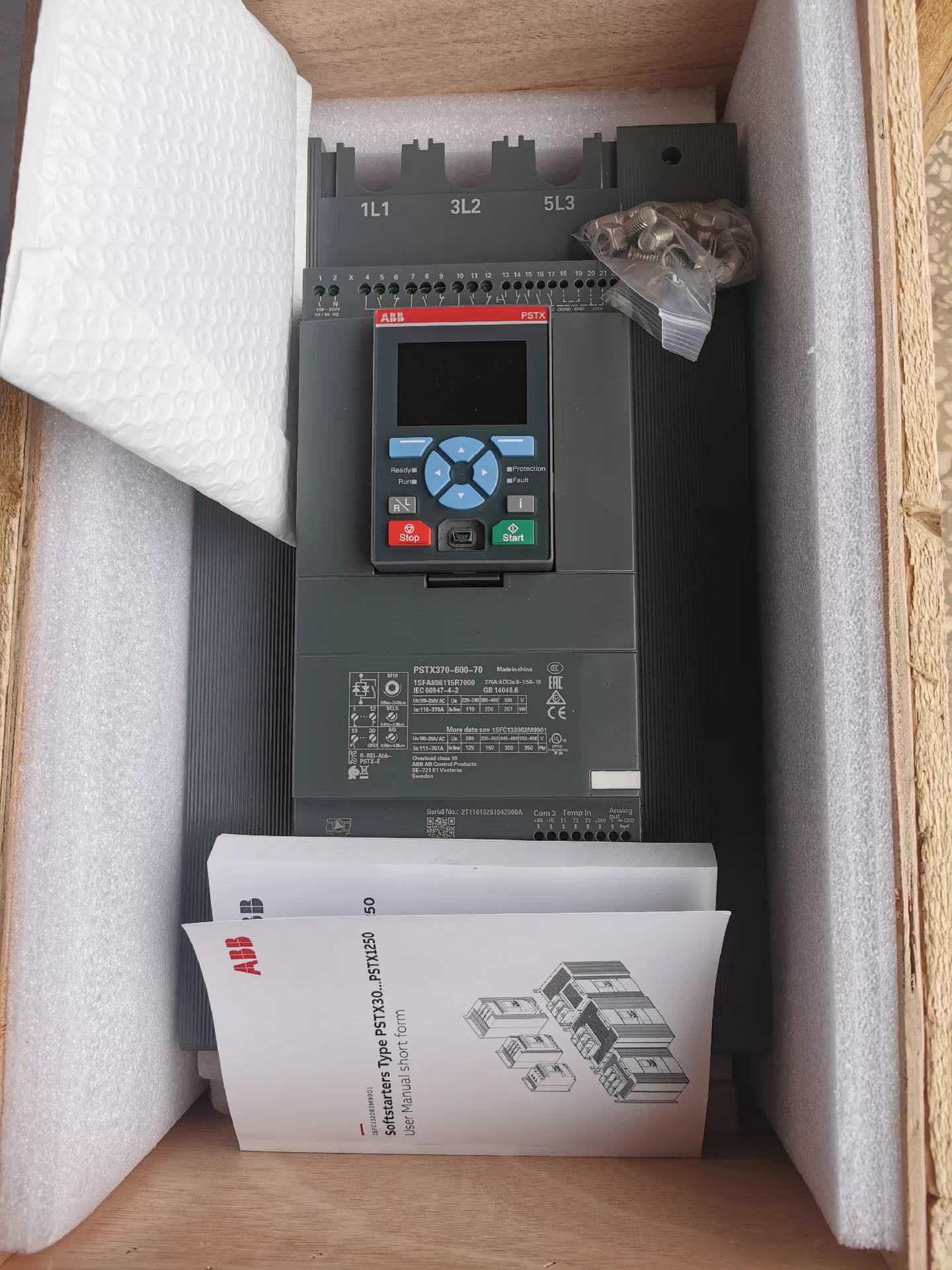 ABB Frequency Converter Module PSTX300-600-70  Brand New and Genuine inverter test OK Fast Shipping Physical photo shooting