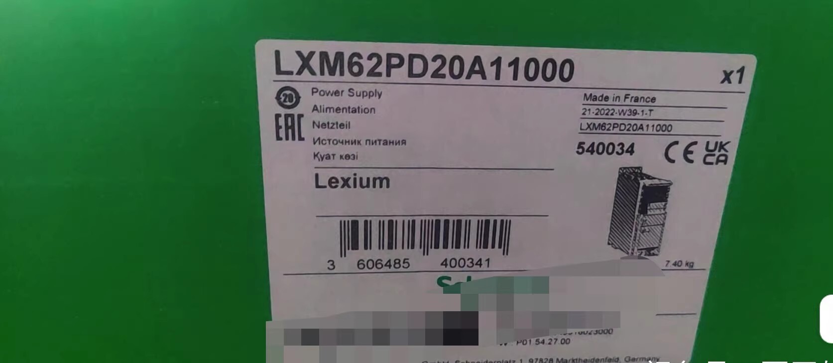 Schneider LXM62PD20A11000 Brand New and Genuine inverter test OK Fast Shipping