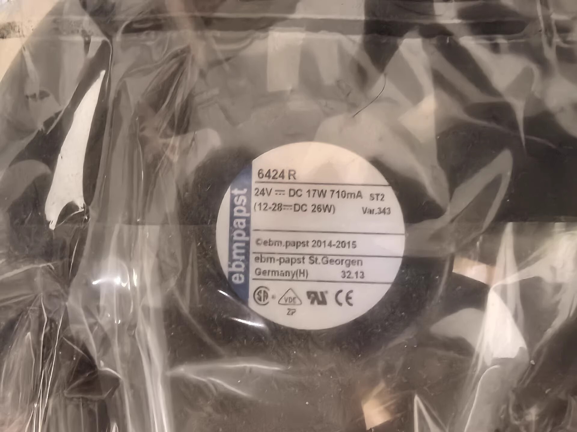 6424R 24V 17W Cooling fan Fan Brand New and Genuine inverter test OK Fast Shipping