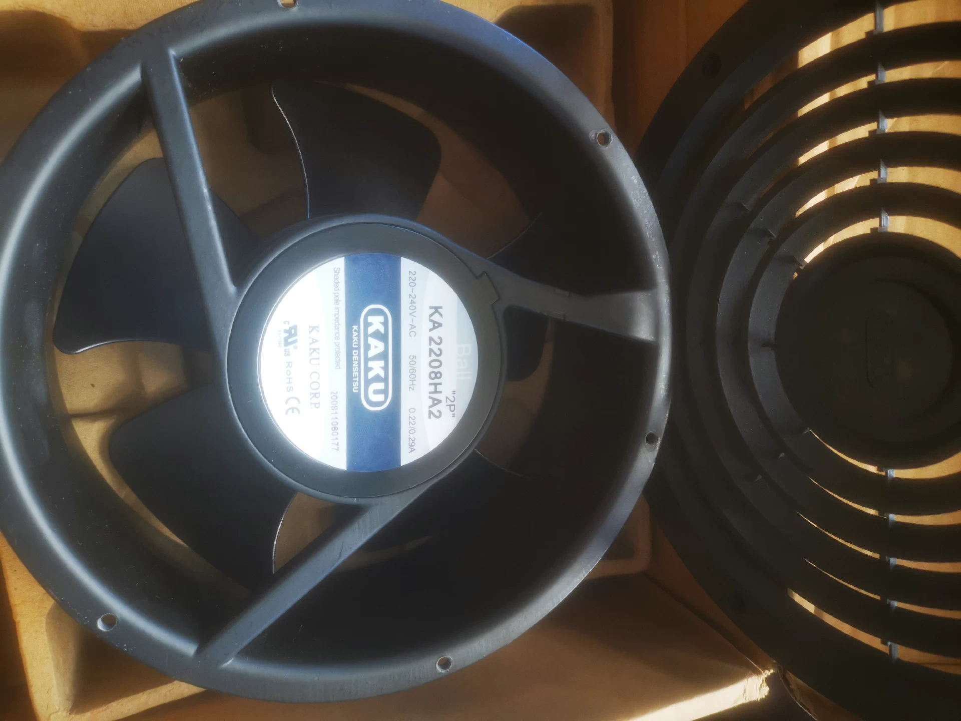 KA2208HA2-2 220V Cooling fan Fan Brand New and Genuine inverter test OK Fast Shipping