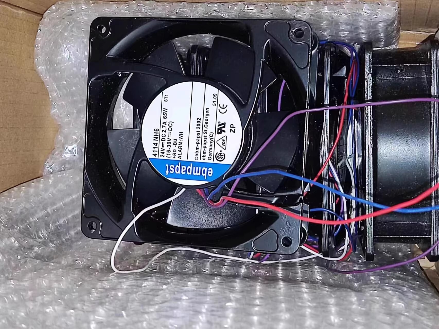 4114NH6 24V 2.7A 65W Fan Cooling fan Fan Brand New and Genuine inverter test OK Fast Shipping