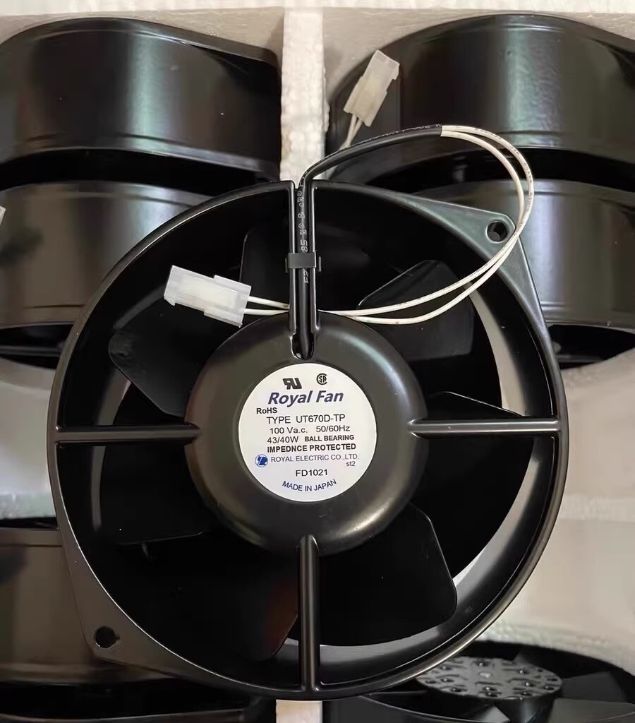 TYPE UT670D-TP 100V T670D 100V ROYAL All-Metal High-Temperature Resistant Fan Cooling fan Fan Brand New and Genuine inverter test OK Fast Shipping