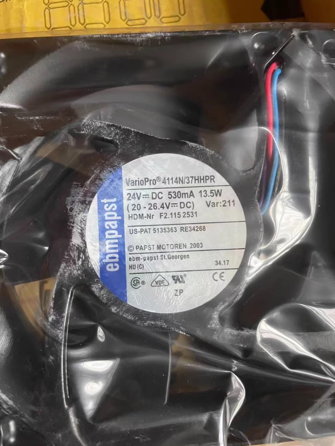DV4114N DC24V 850mA 20.5W Axial Fan Cooling fan Fan Brand New and Genuine inverter test OK Fast Shipping