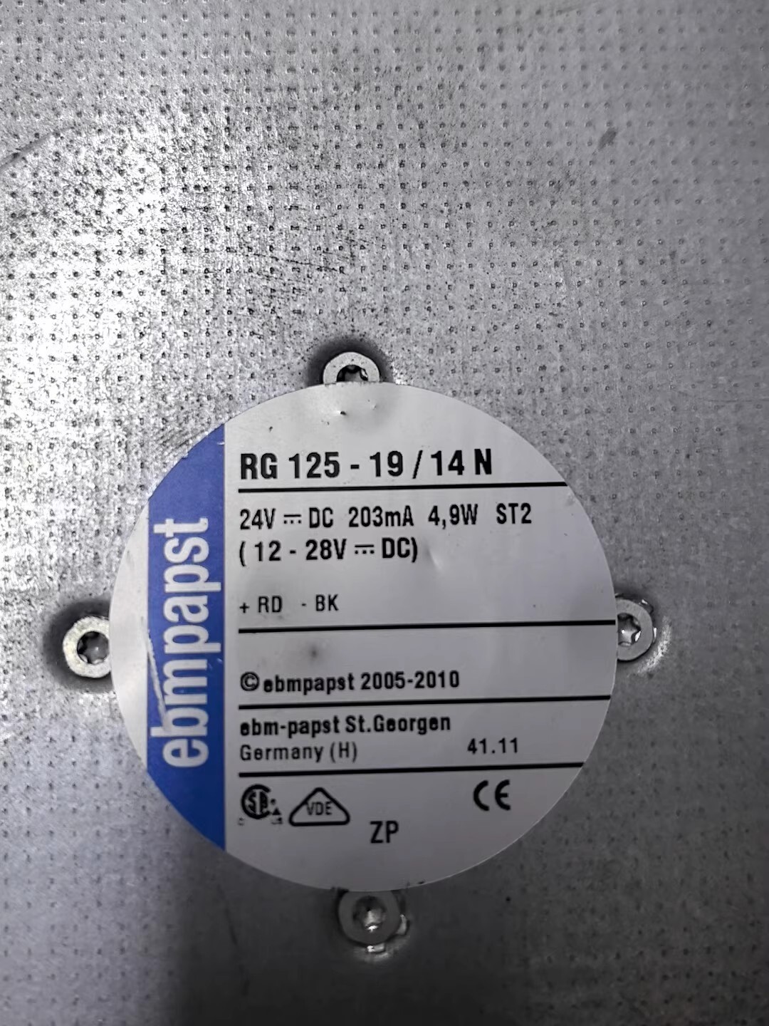 RG125-19 /12N Cooling fan Fan Brand New and Genuine inverter test OK Fast Shipping