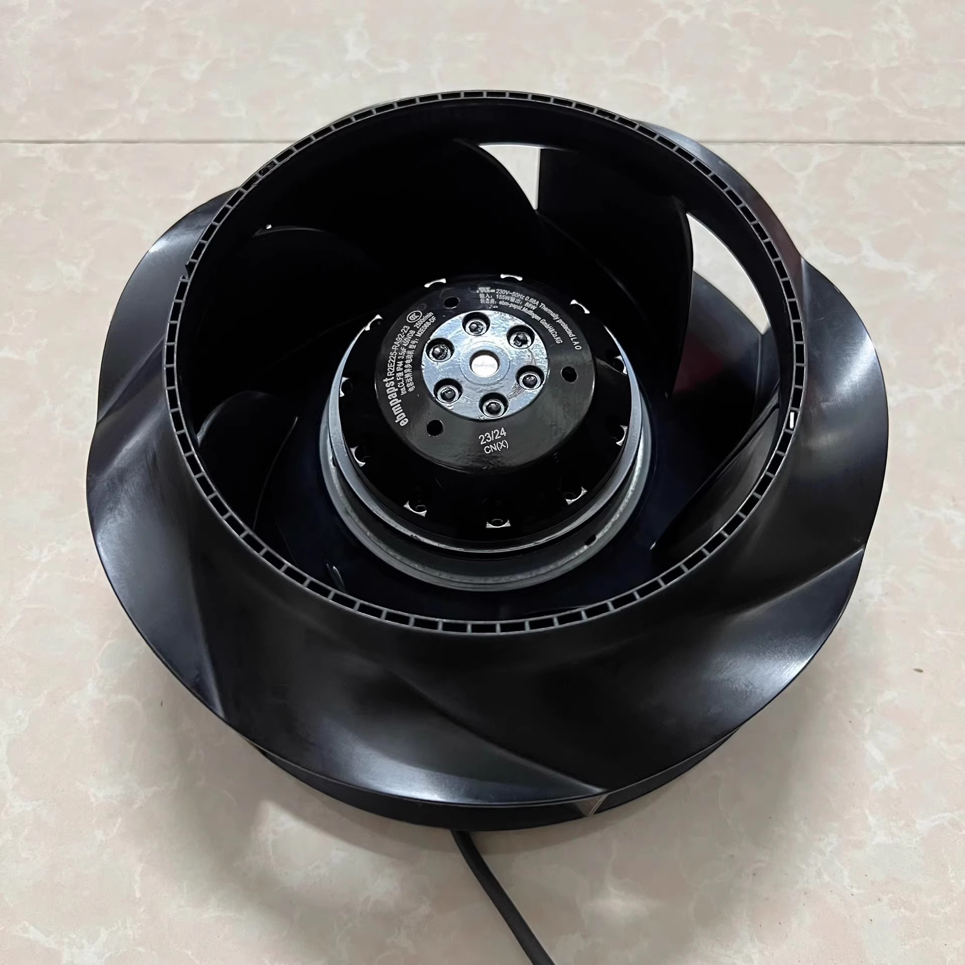 R2E225-RA92-23 Wave Pattern Cooling fan Fan Brand New and Genuine inverter test OK Fast Shipping