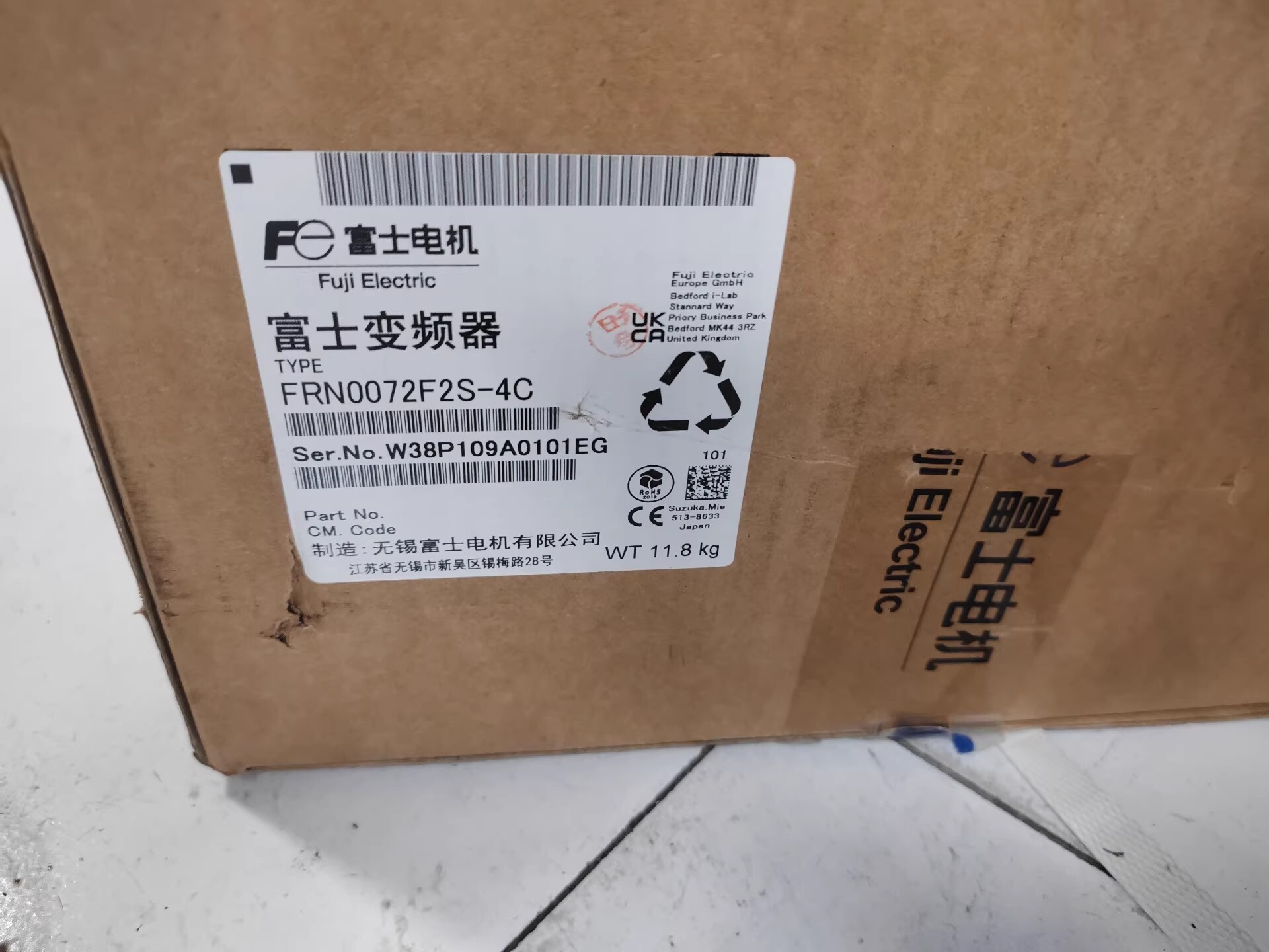 FRN0072F2S-4C Fuji Frequency Converter Servo Drivee Brand New and Genuine inverter test OK Fast Shipping