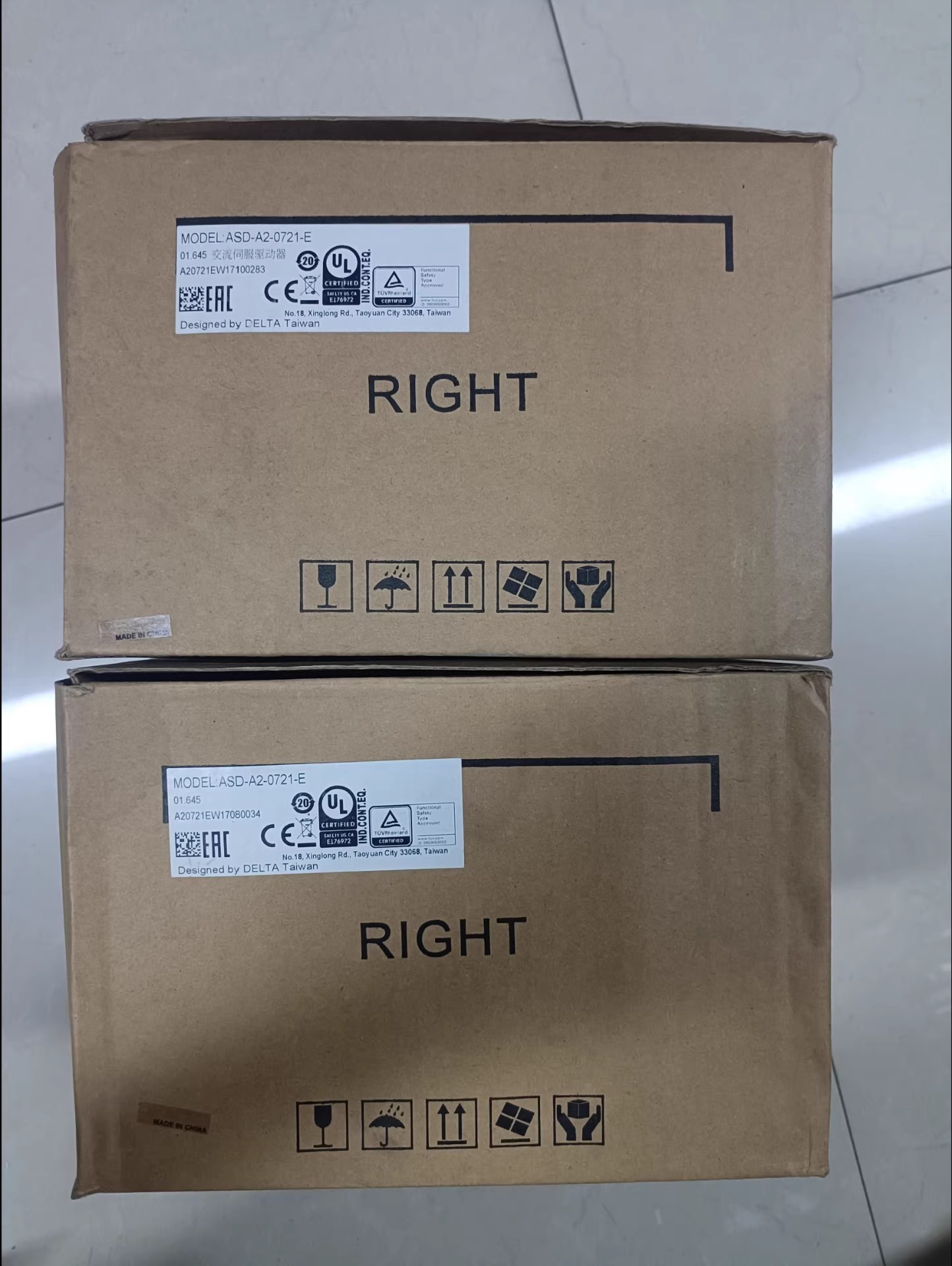 ASD-A2-0721-E delta frequency inverter Servo Drive Servo motor Brand New and Genuine inverter test OK Fast Shipping