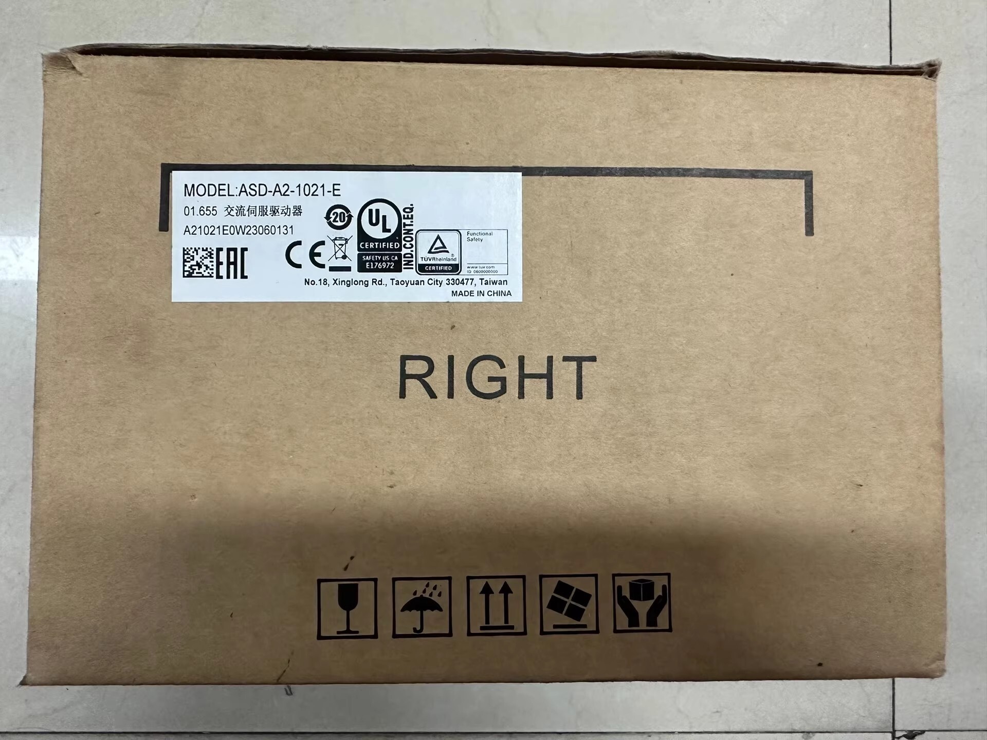 ASD-A2-1021-E delta frequency inverter Servo Drive Servo motor Brand New and Genuine inverter test OK Fast Shipping