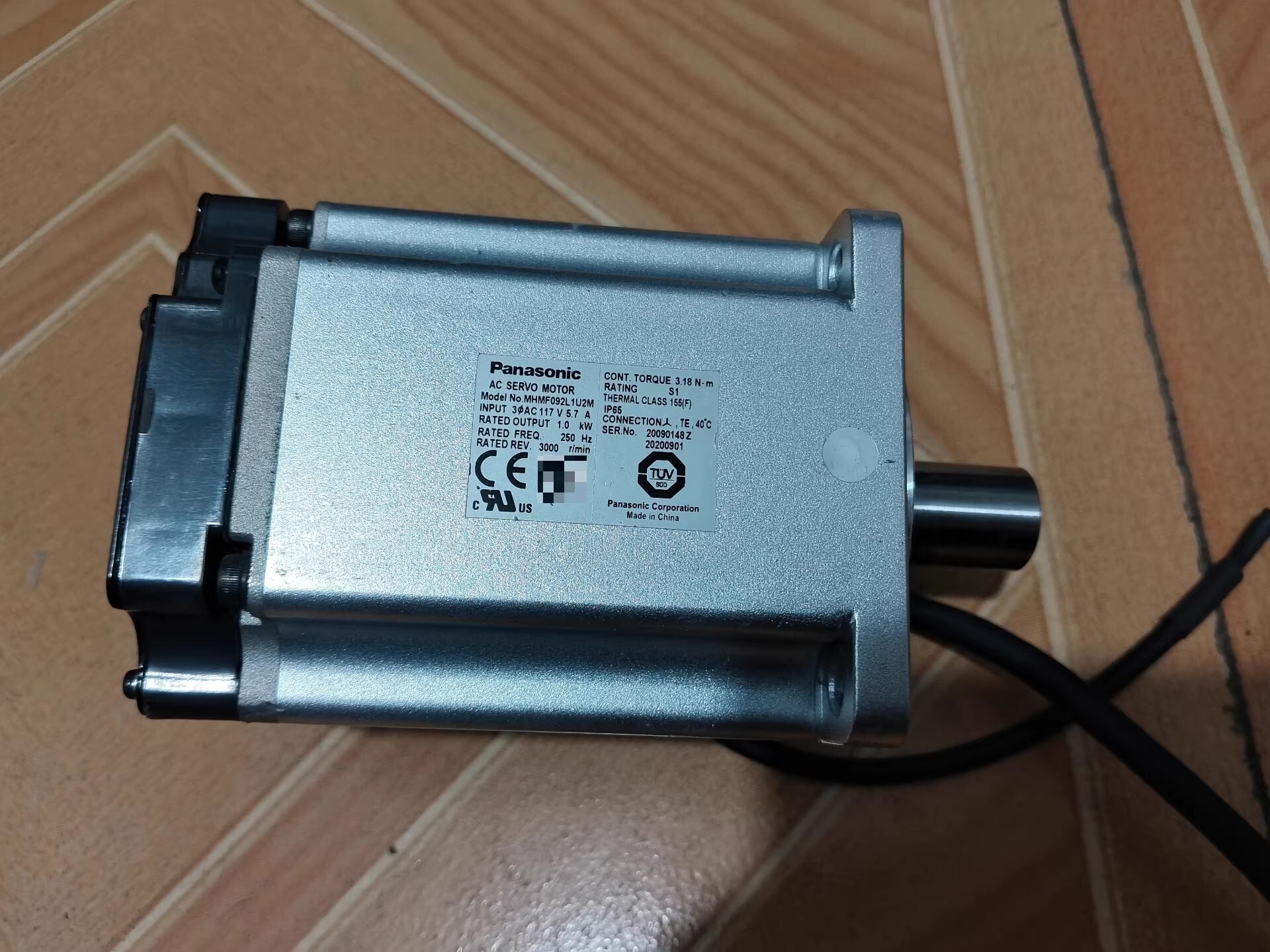 Panasonic MHMF092L1U2M Servo Motor Brand New and Genuine inverter test OK Fast Shipping