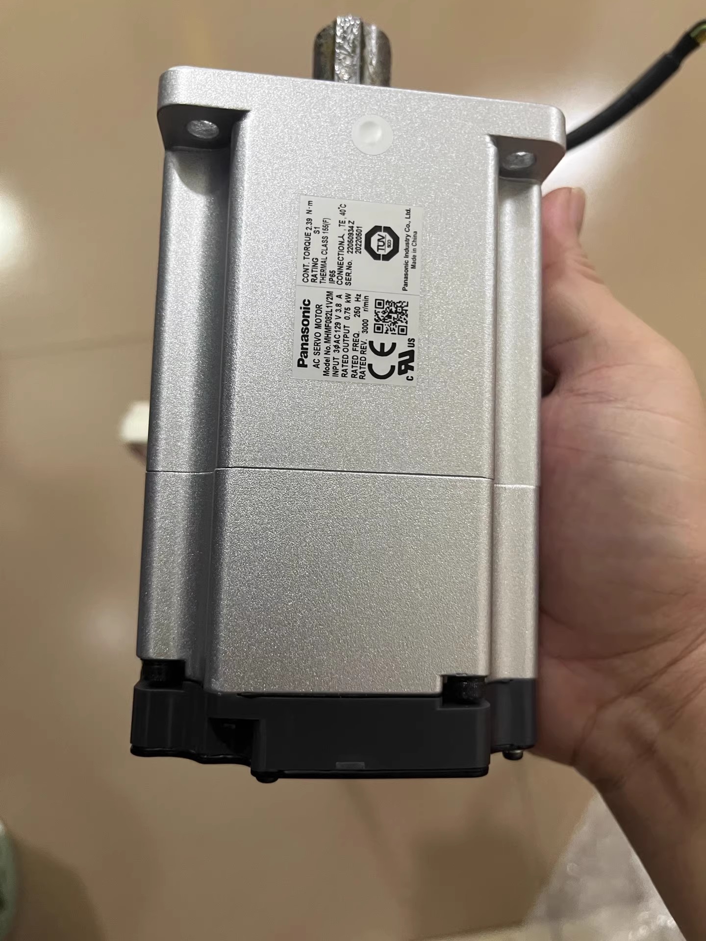 Panasonic MHMF082L1V2M Servo Motor Brand New and Genuine inverter test OK Fast Shipping