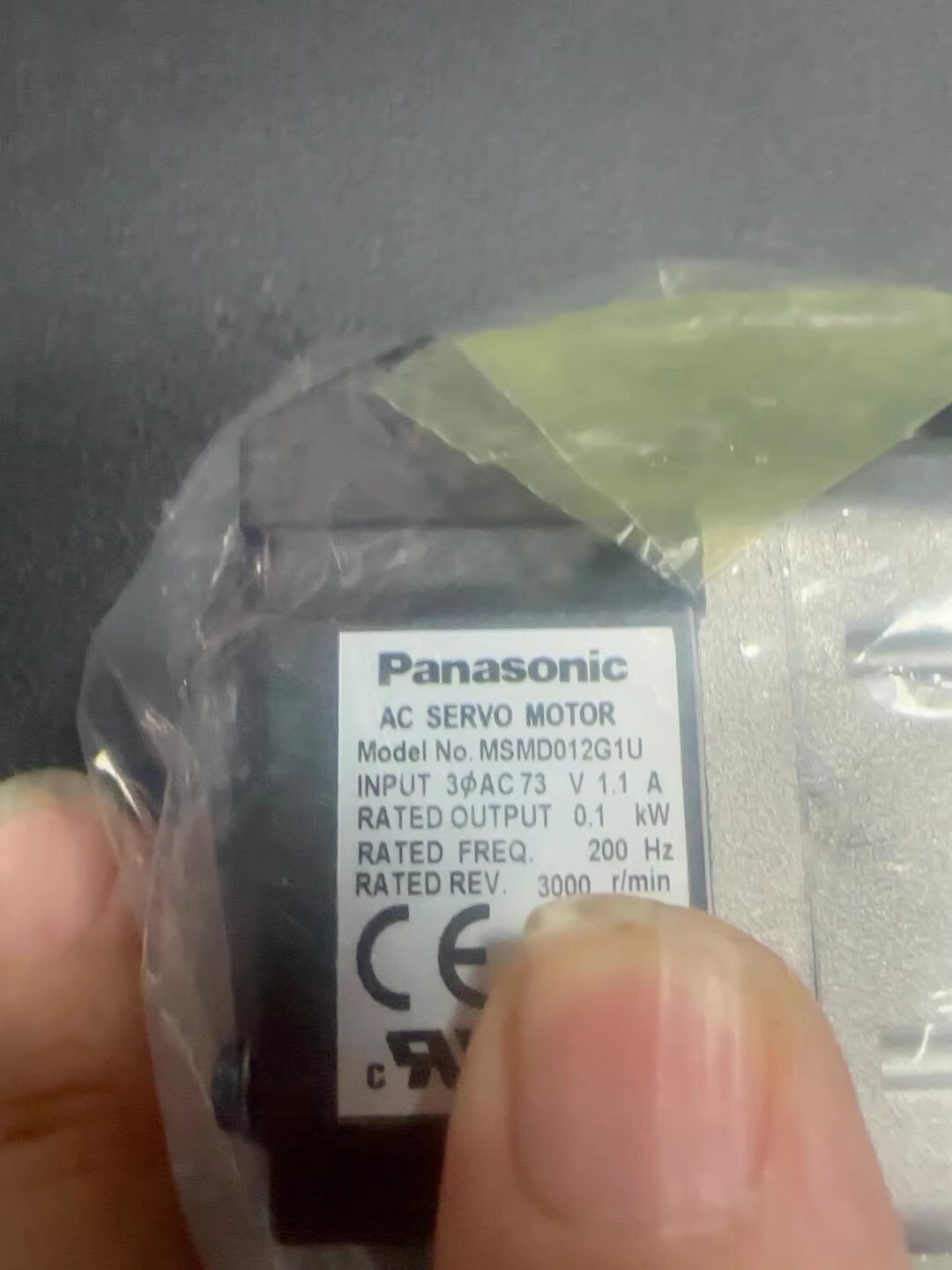 Panasonic MSMD012G1U Servo Motor Brand New and Genuine inverter test OK Fast Shipping