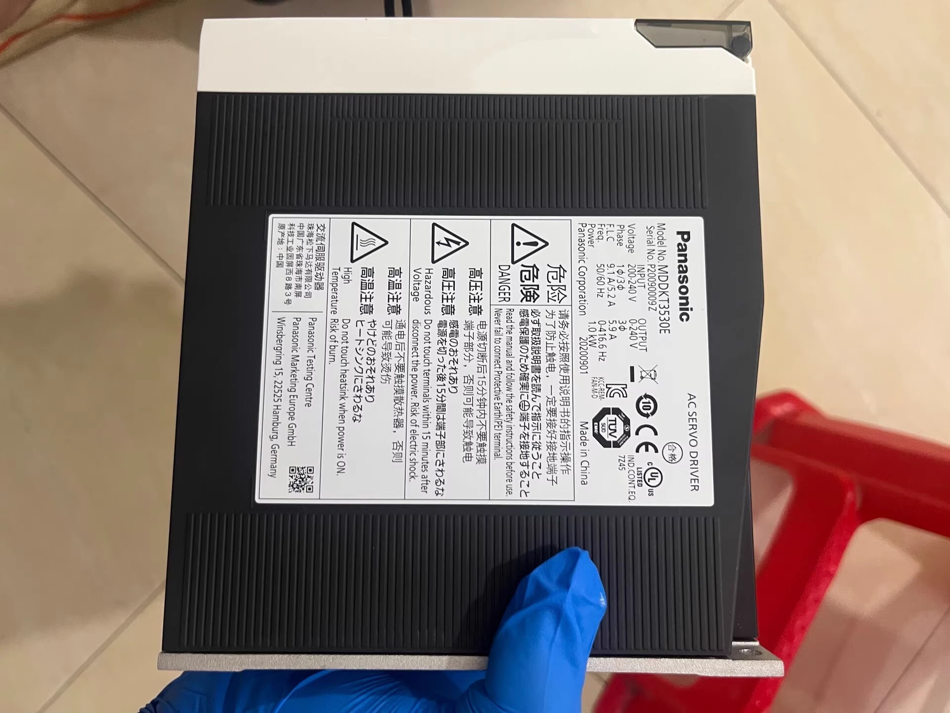 Panasonic MDDKT3530E Servo Motor Brand New and Genuine inverter test OK Fast Shipping