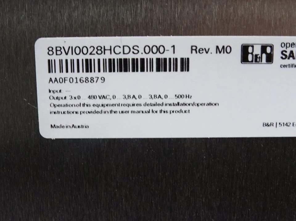 8BVI0028HCDS.000 - 1 Servo drive B&R Brand New and Genuine inverter test OK Fast Shipping