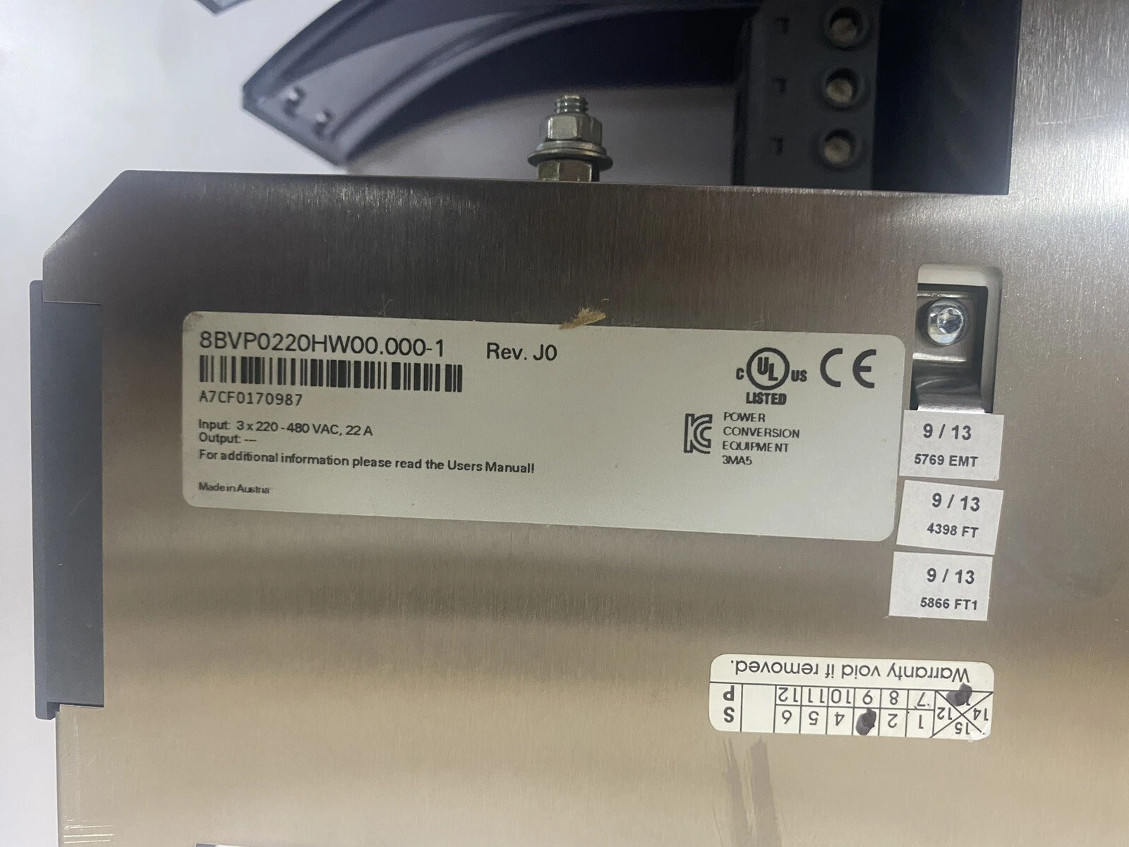 8BVP0220HW00.000 - 1 Servo drive B&R Brand New and Genuine inverter test OK Fast Shipping