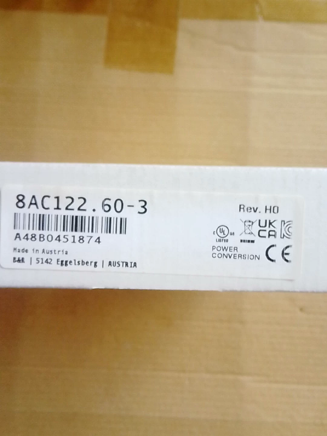 8AC122.60-3 Servo drive B&R Brand New and Genuine inverter test OK Fast Shipping