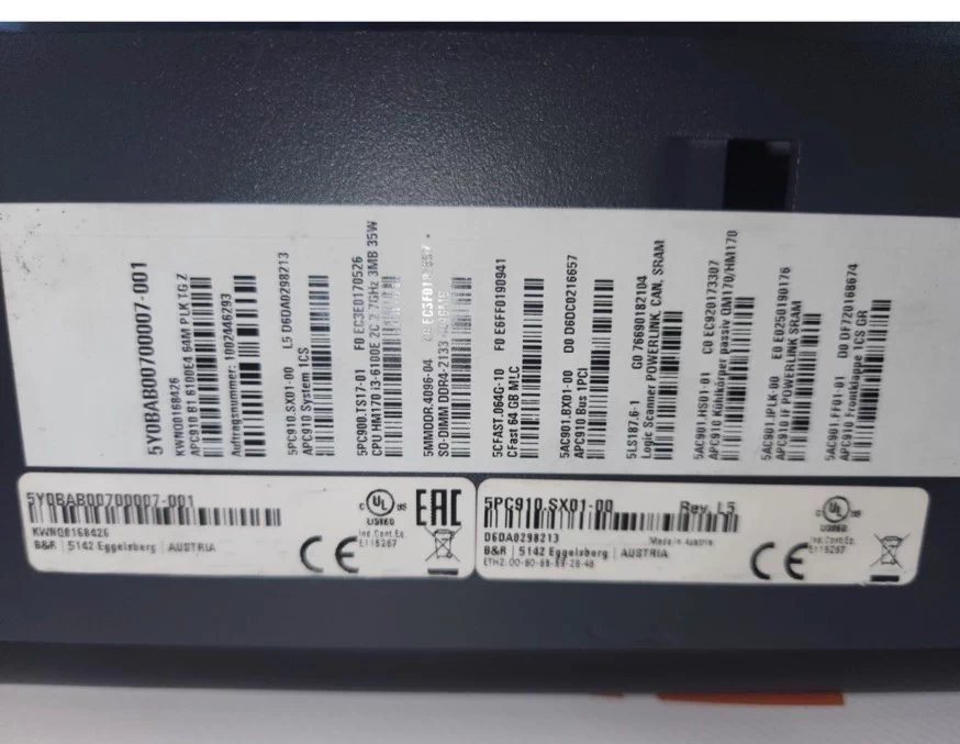 5PC910.SX01-00 Servo drive B&R Brand New and Genuine inverter test OK Fast Shipping