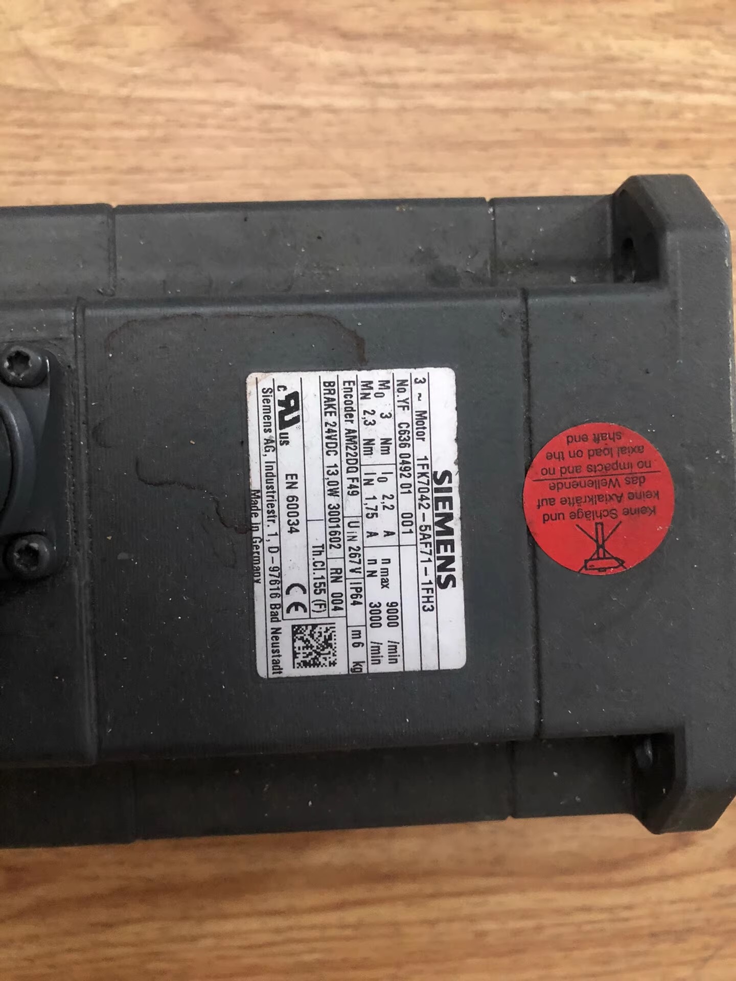 Siemens servo drive 1FK7042-5AF71-1FH3 Brand New and Genuine inverter test OK Fast Shipping