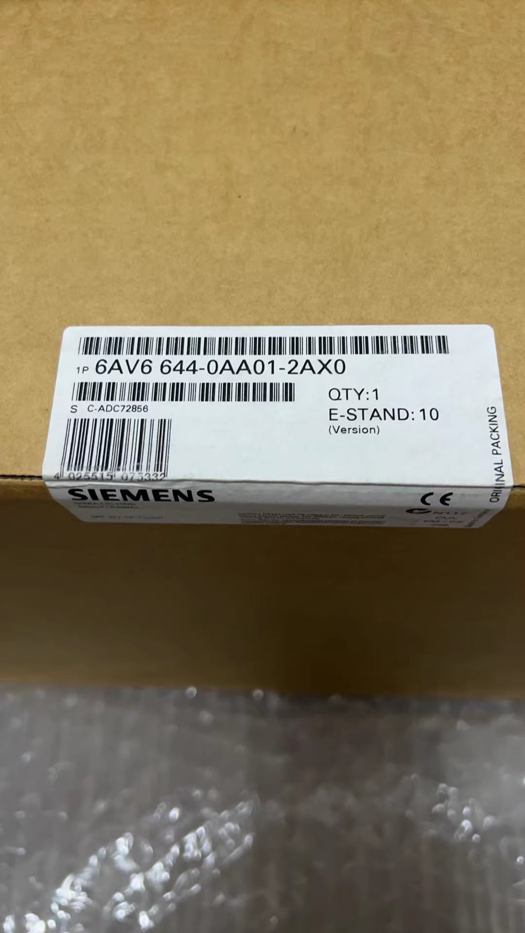 Siemens servo drive 6AV6644-0AA01-2AX0 Brand New and Genuine inverter test OK Fast Shipping