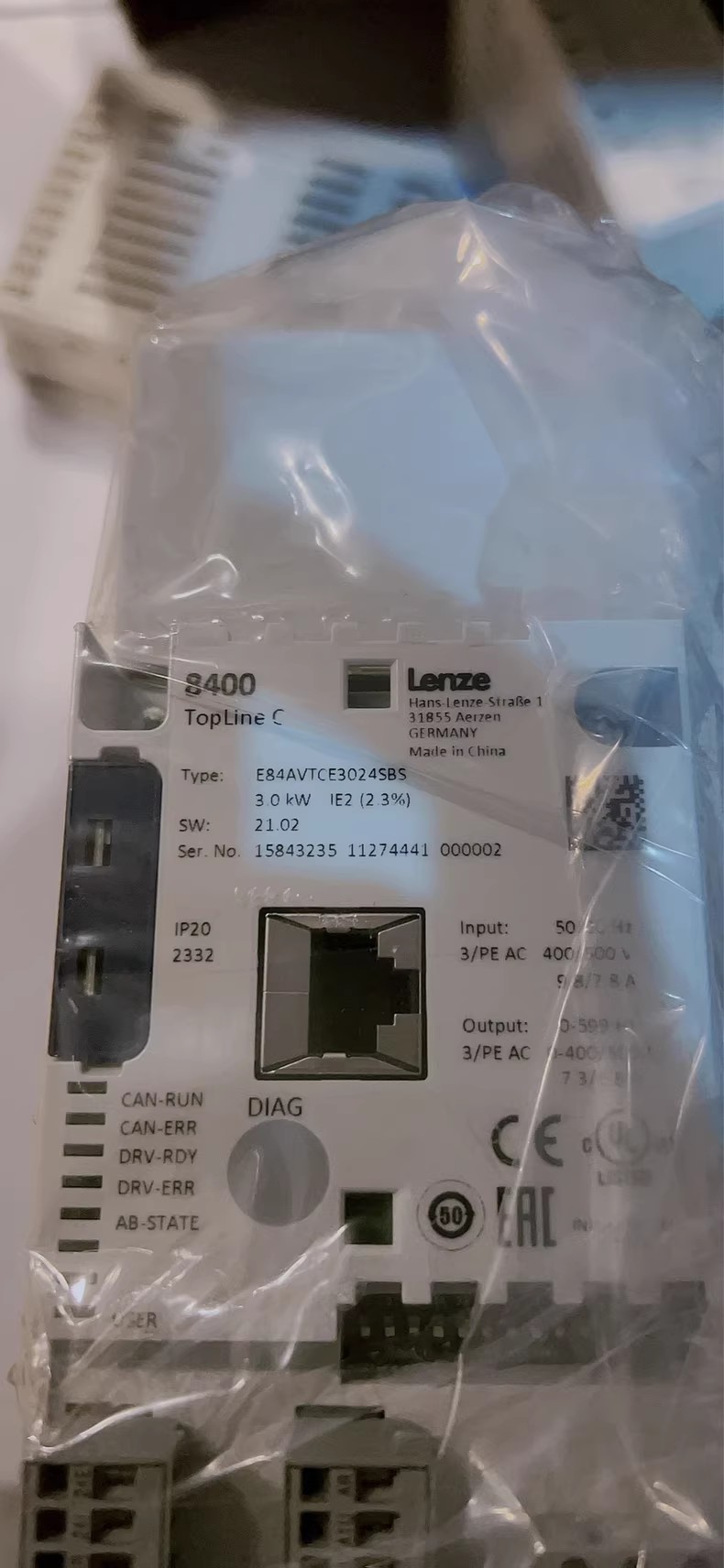 E84AVTCE3024SBS Frequency converter module Brand New and Genuine inverter test OK Fast Shipping