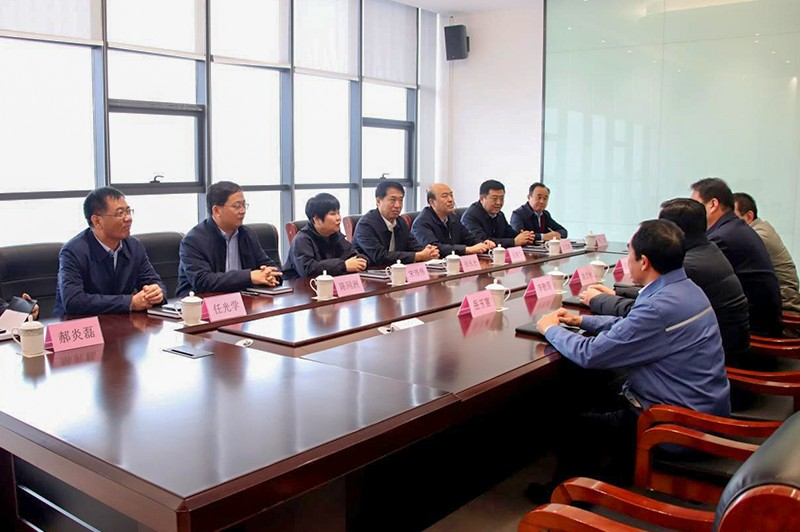 Song Weiwei, secretary of the Qingzhou Municipal Party Committee, and his entourage visited Shandong Useen Group