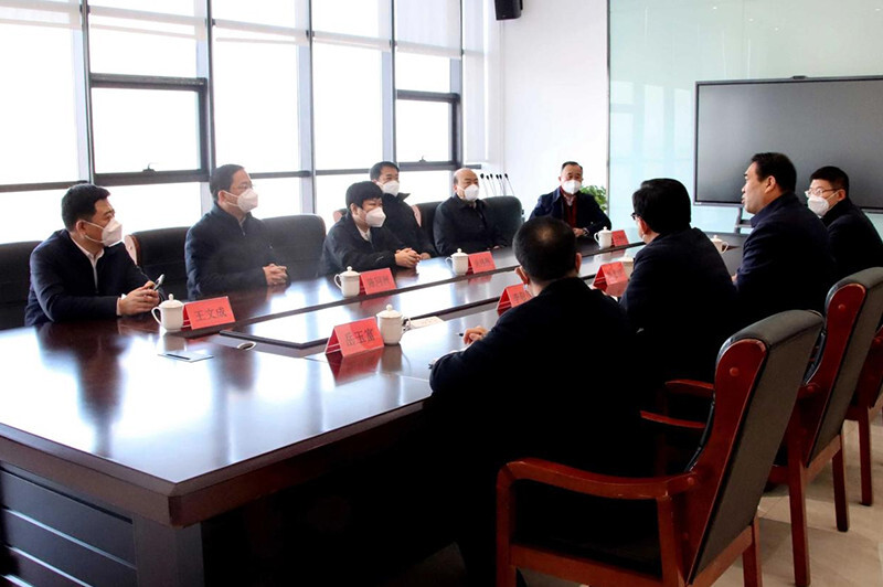 Song Weiwei, secretary of the Qingzhou Municipal Party Committee, and his entourage visited Shandong Useen Group