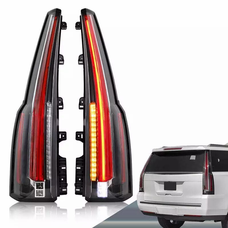 VLAND For 2015-2020 GMC Yukon Cadillac Escalade Style Tail Lights Rear Lamps Set